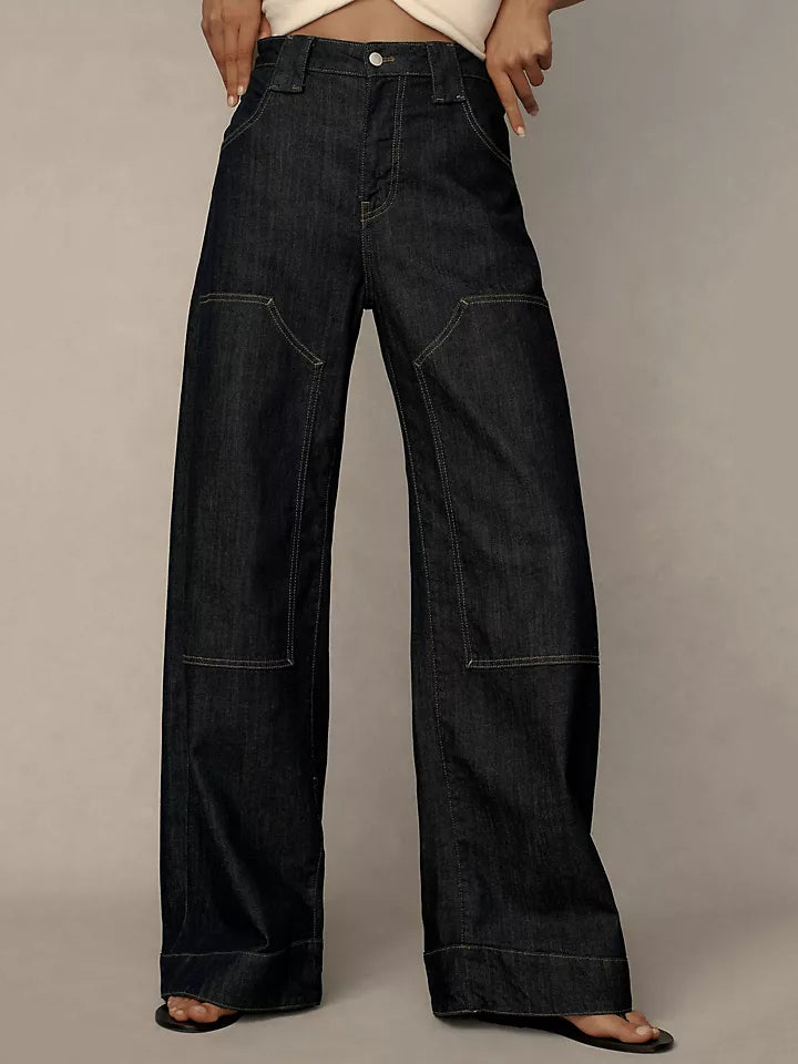 The Myra Low-Rise Tapered Jeans