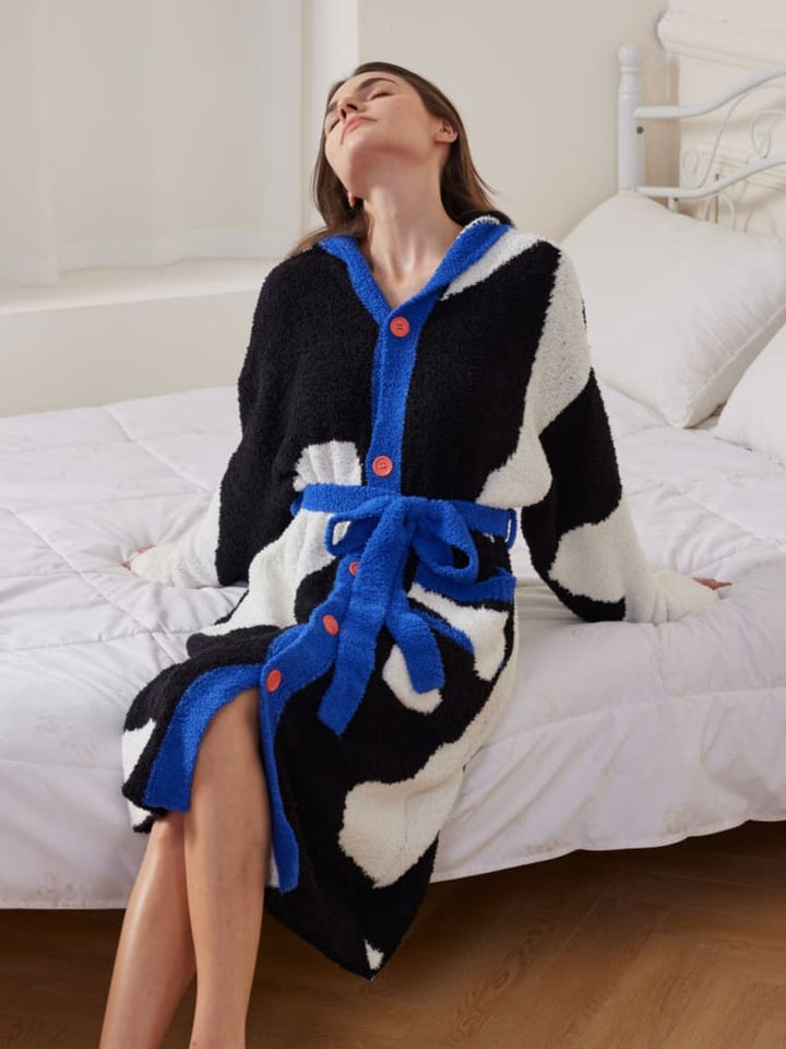 Plush Hooded Robe