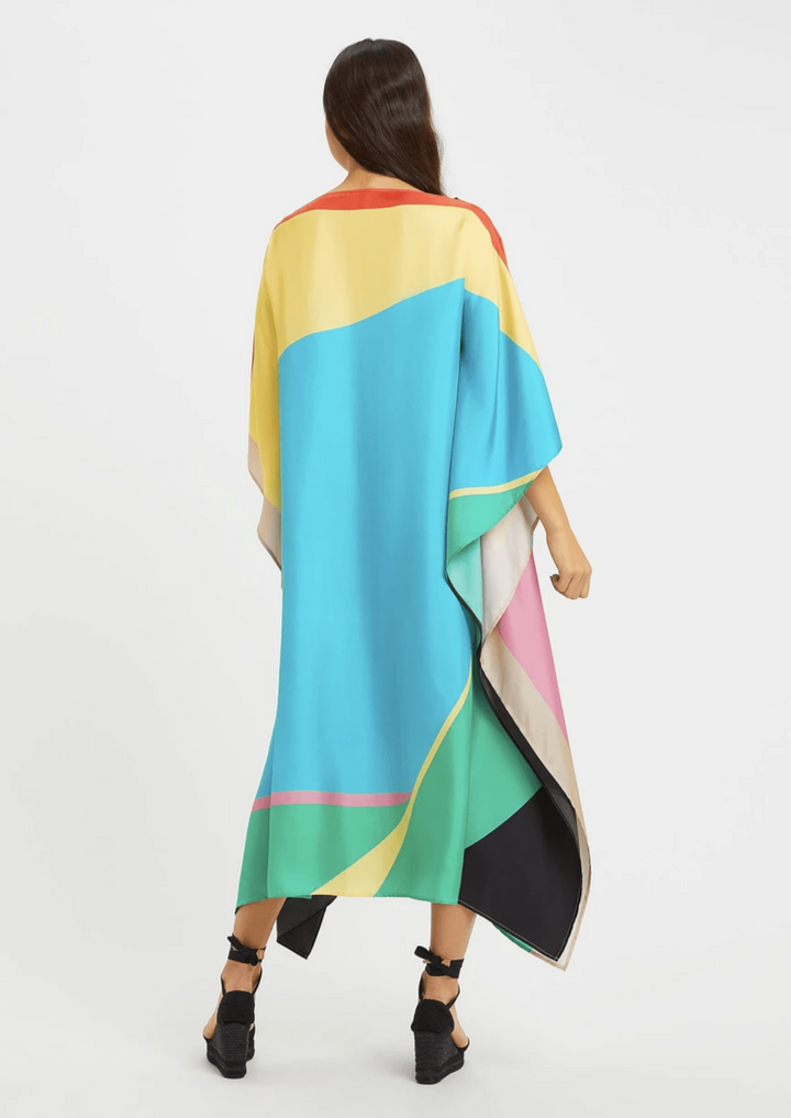 Luxe spectrum kleurrijke kaftan