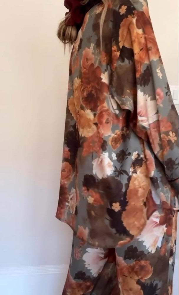 Pigiama in raso Peony