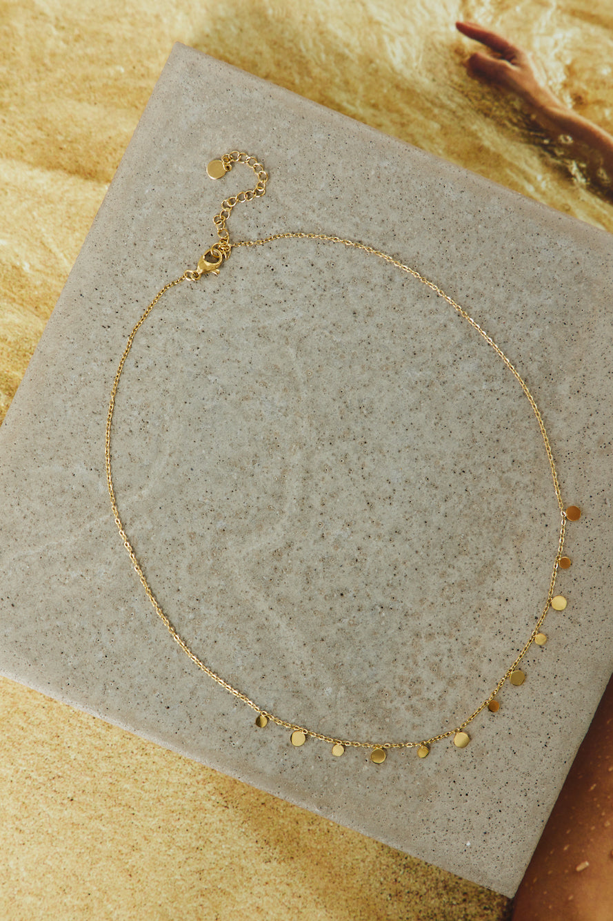 18K Gold Plated Golden Hues Necklace Gold