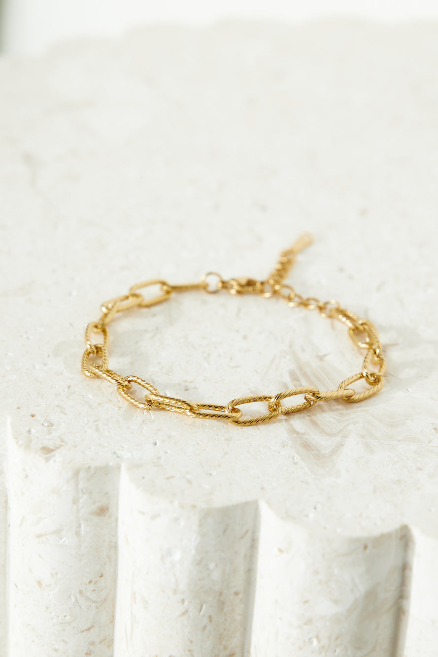 18k Gold Plated Chain Ng Luxe Bracelet Gold