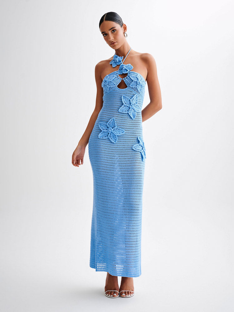kyla lace maxi dress Kyla Lace Detail Cut Out Maxi Dress Madida Clothing