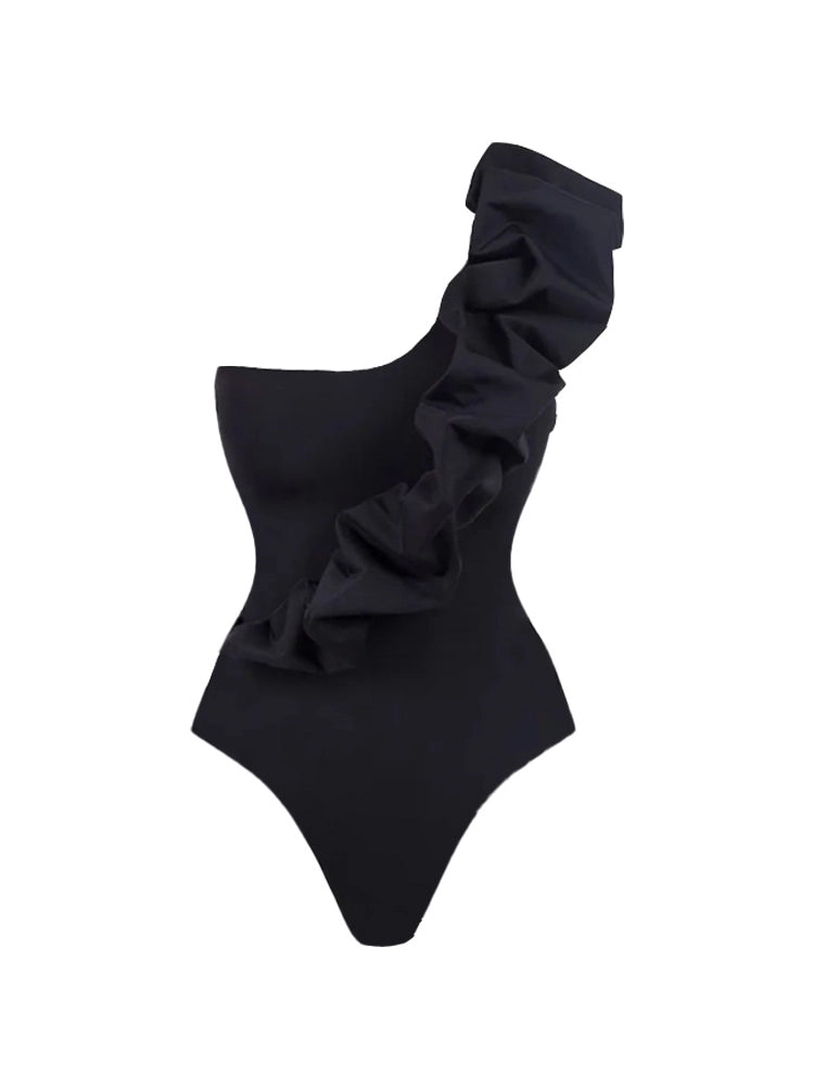 Traje de baño entero sólido