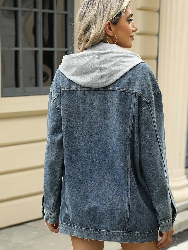 Hettegenser i denim