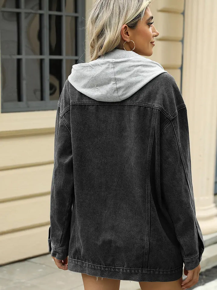 Kapuzenshirt Denimjacke