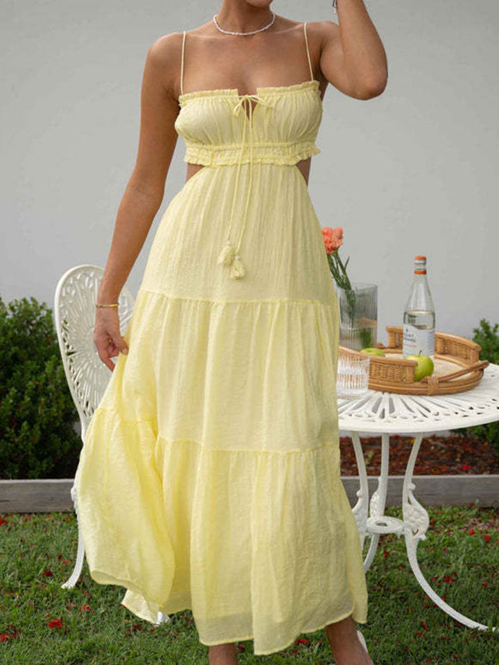فستان ماجيكال مومنتس ماكسي باللون الأصفر