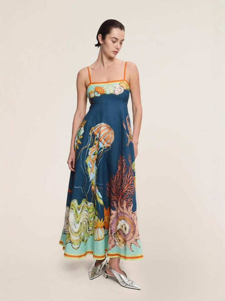 Rochie midi peste genunchiCopiați linkul (Copiați)