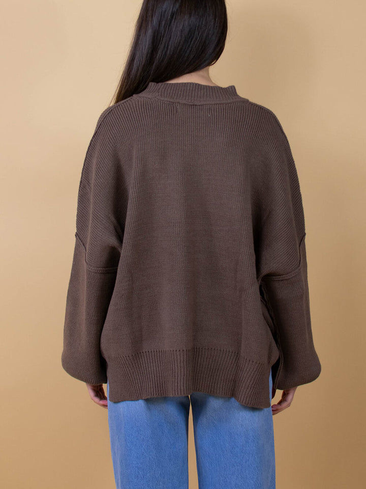 Martha Sweater sa Brown