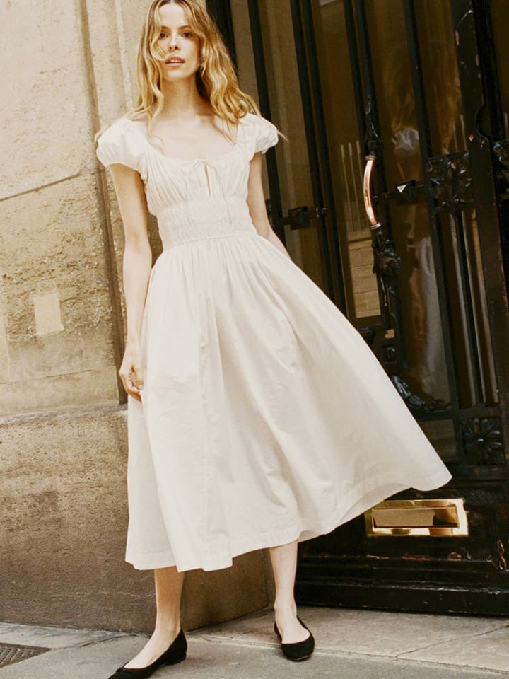Quinn šaty-bílé