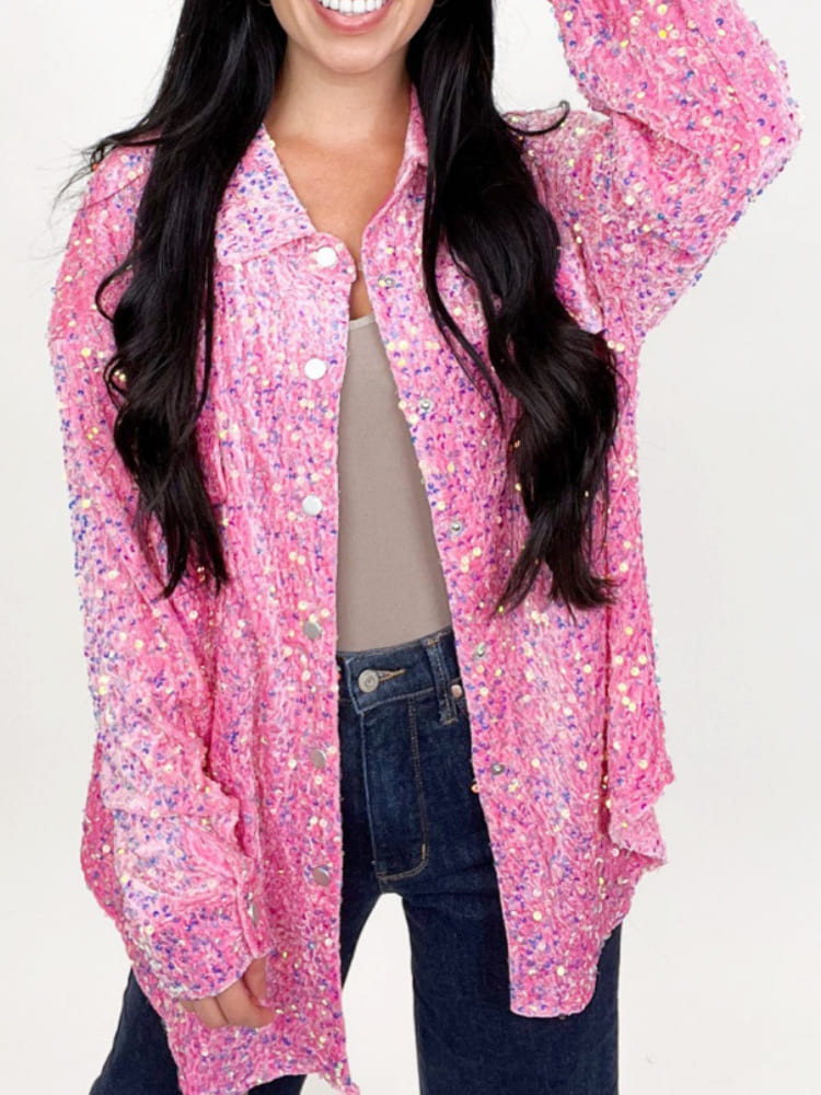 Sequin Pocket Shirt