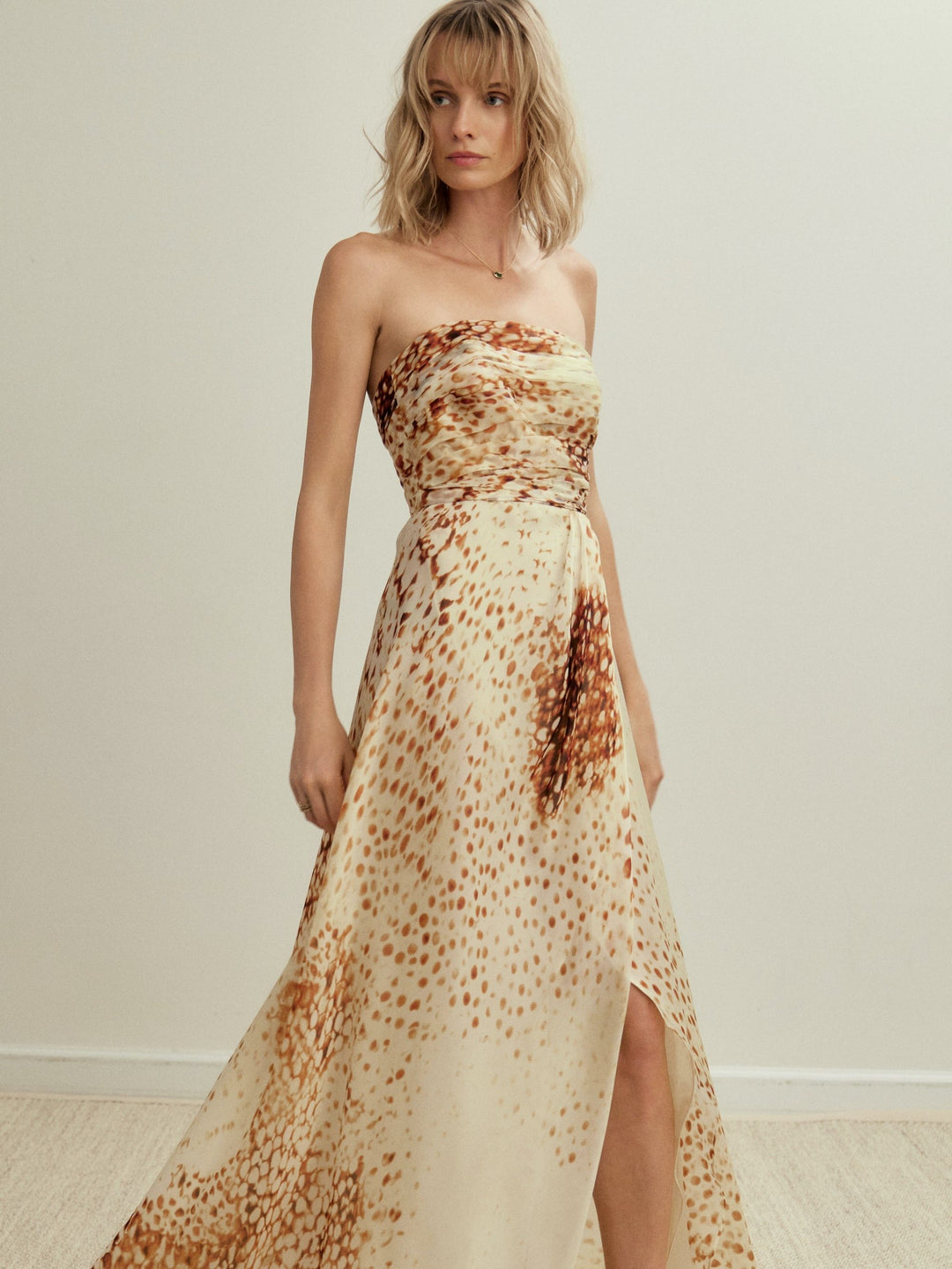 Zonnebloem Maxi-jurk