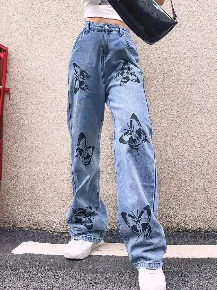 Jeans Slim Fit Estampado