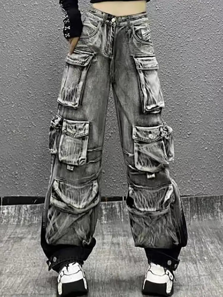 Gradient Cargo Paratrooper Jeans