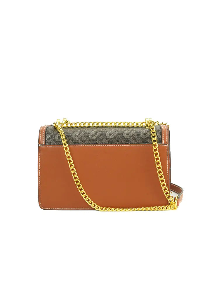 Designer-stil skuldertaske med tværrem