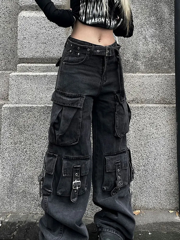 Women's Wide-Leg Denim Pants