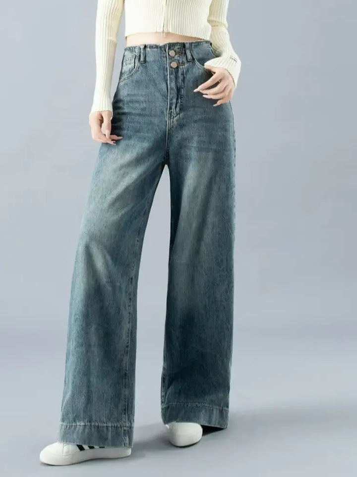 Hoge Taille Wijde Jeans