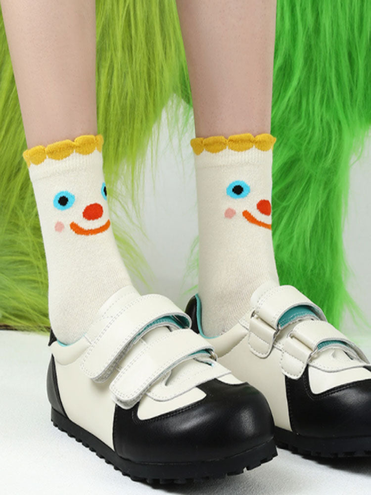 Leuke en schattige katoenen sokken met cartoonpatroon