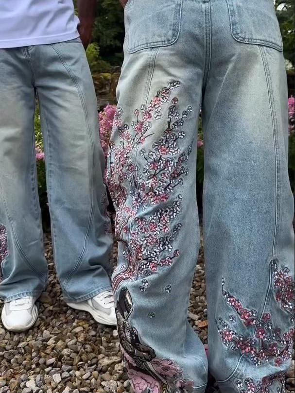 Blossom Sentinel Embroidered Jeans