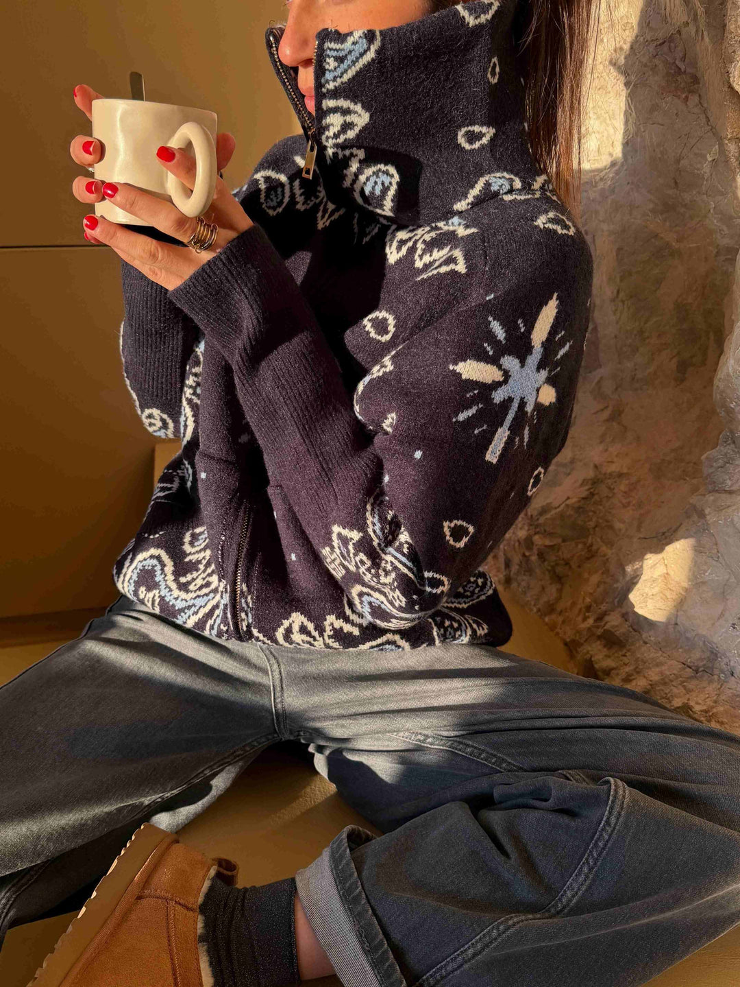 Högmidjade jeans speciallänk ((jeansserie tillfälligt lagrad mall, vänligen radera inte) (kopiera))