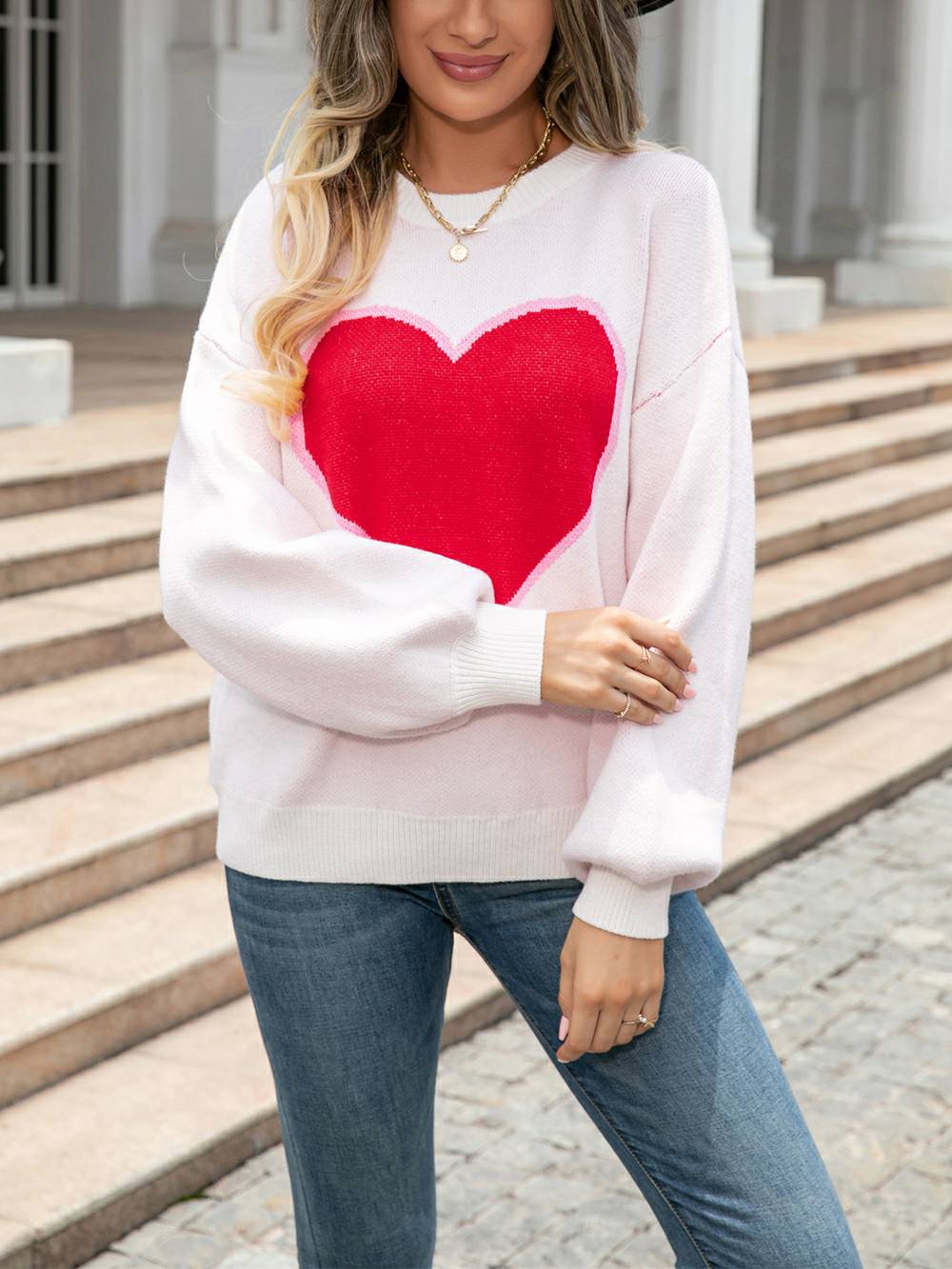 Pulover Pulover Knit Sweetheart