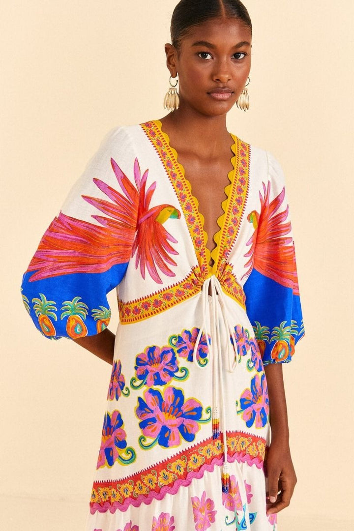 Vivid Garden Maxi Dress