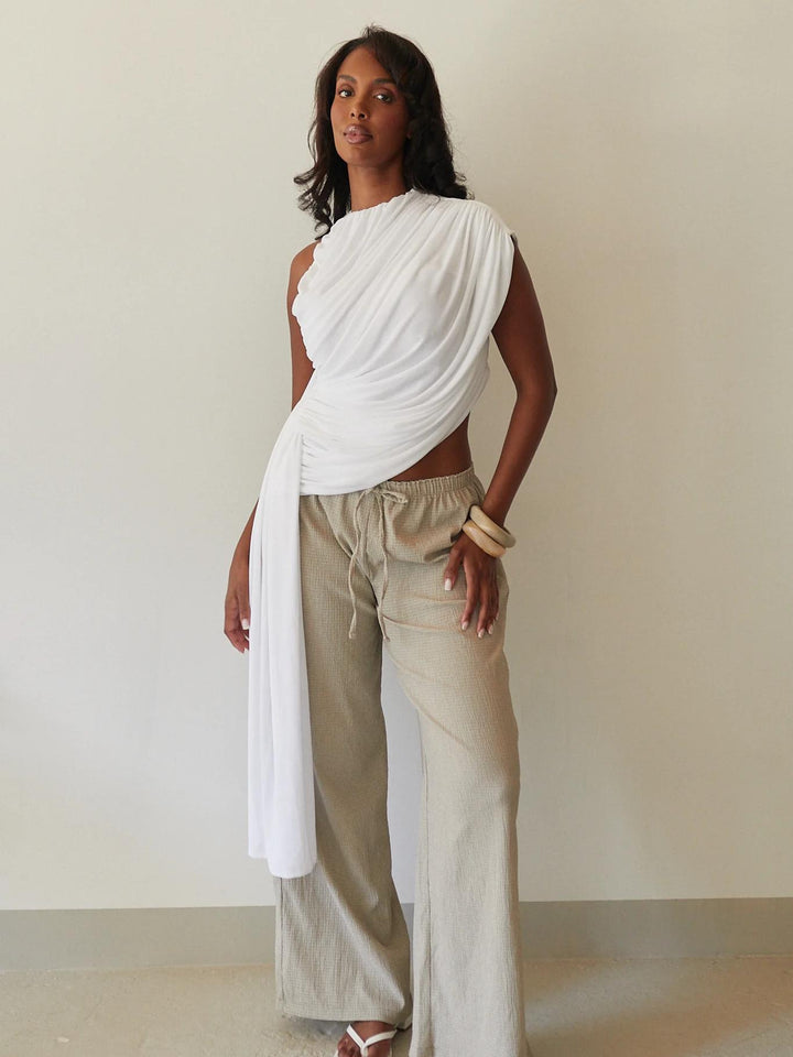 Asymmetric Draped Top