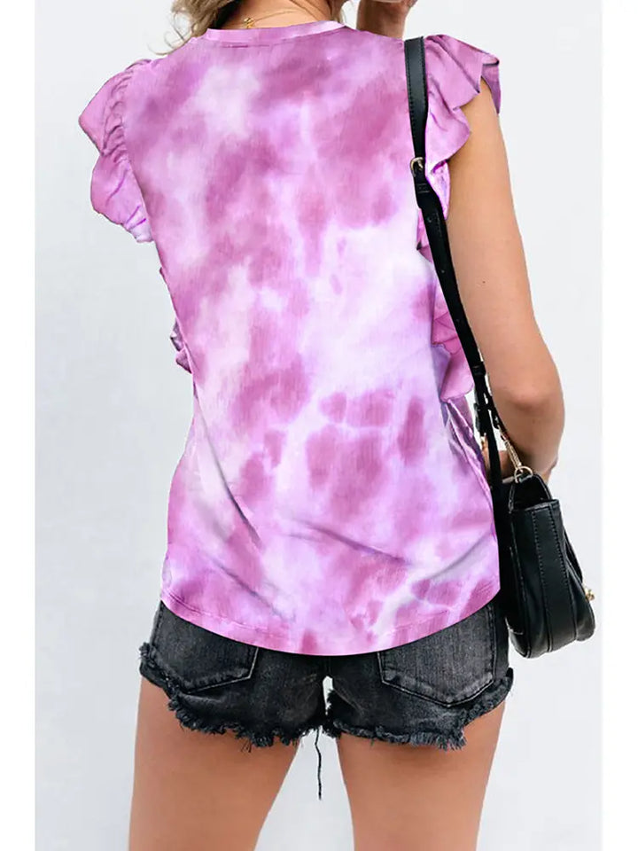 Leopard Print Loose Short-Sleeve T-Shirt