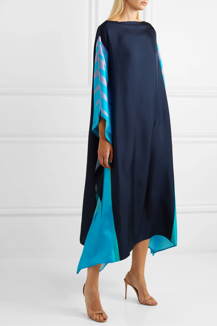 Sky Wings Krep Kaftan