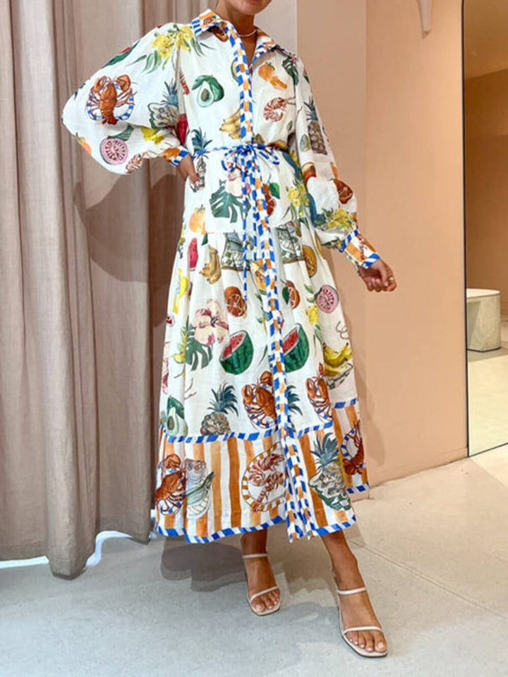 Theo Koszulowa sukienka w kolorze wielokolorowym