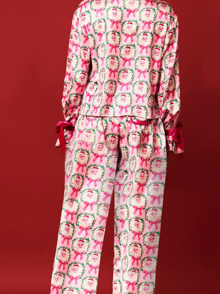 Lichte Winter Kerst Pyjama Set