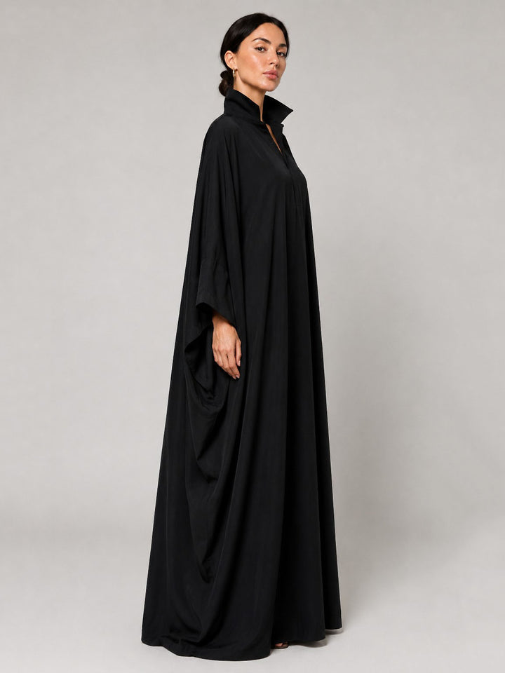 Oversized Draped Kaftan Maxi Dress