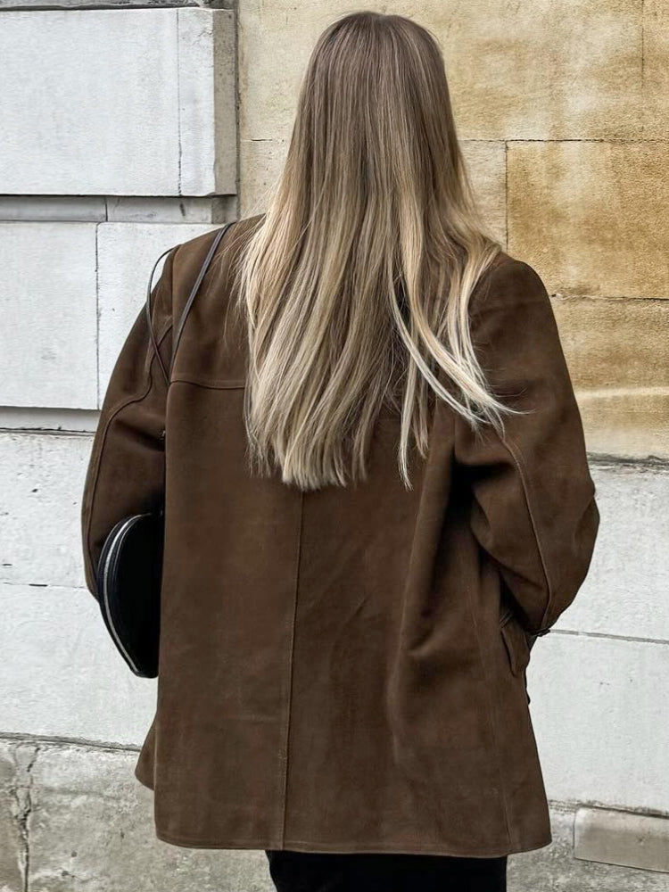 Matte semsket blazer