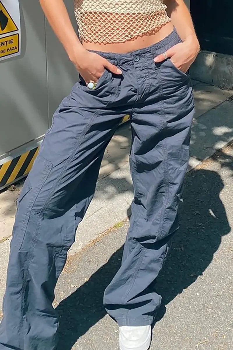 Low-Rise Cargo Pants