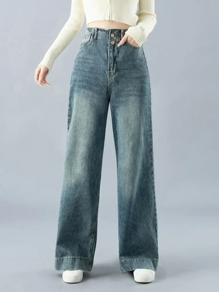 Hoge Taille Wijde Jeans