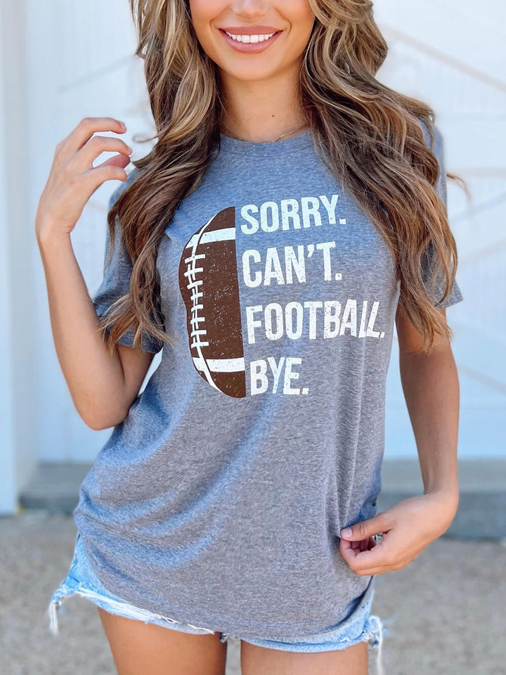 Paumanhin. Hindi pwede. Football. paalam. Unisex Comfy Tee