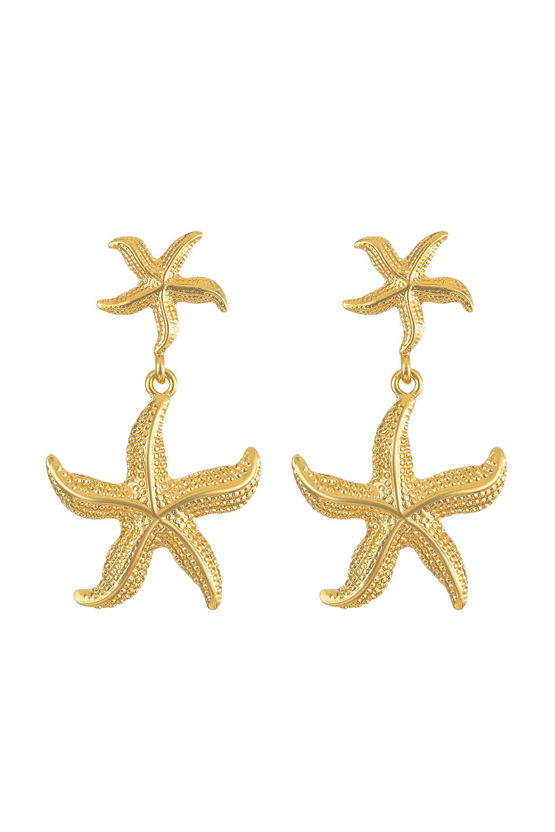 Orecchini pendenti con stella marina