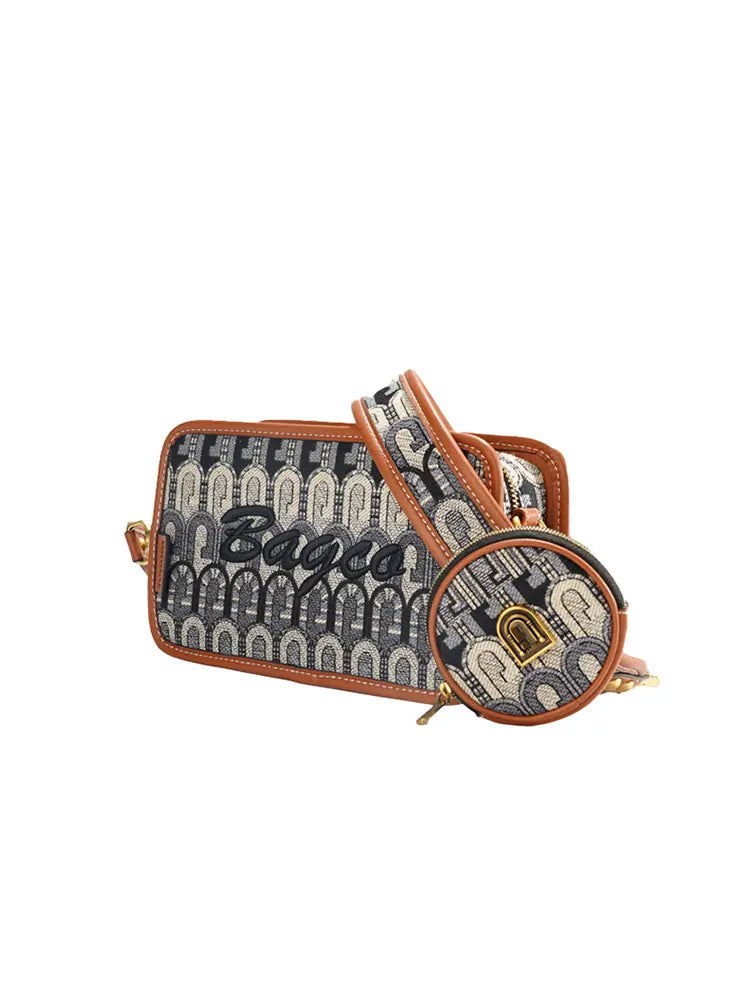 G-Jacquard Stoff Kamera Umhängetasche
