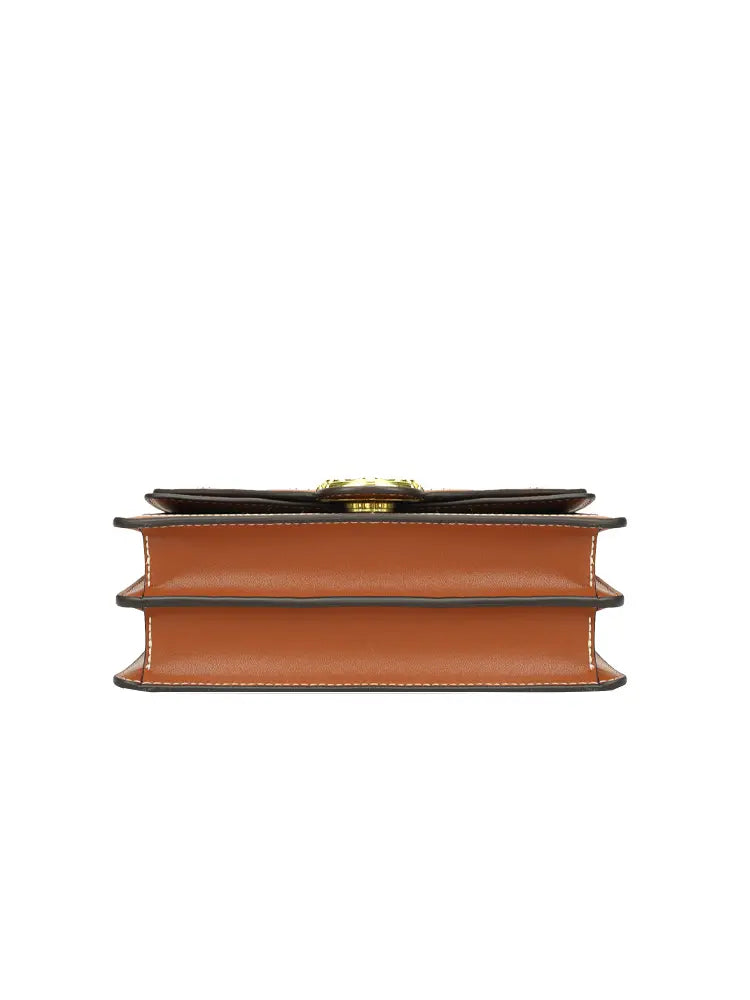 Designer-stil skuldertaske med tværrem