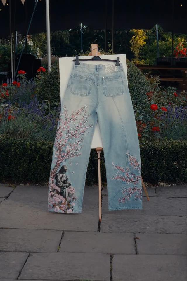 Blossom Sentinel Embroidered Jeans