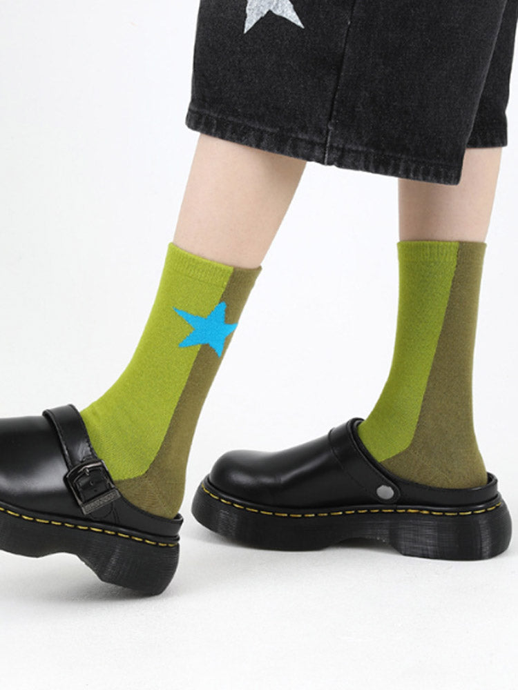 Κάλτσες με σχέδιο αστεριών