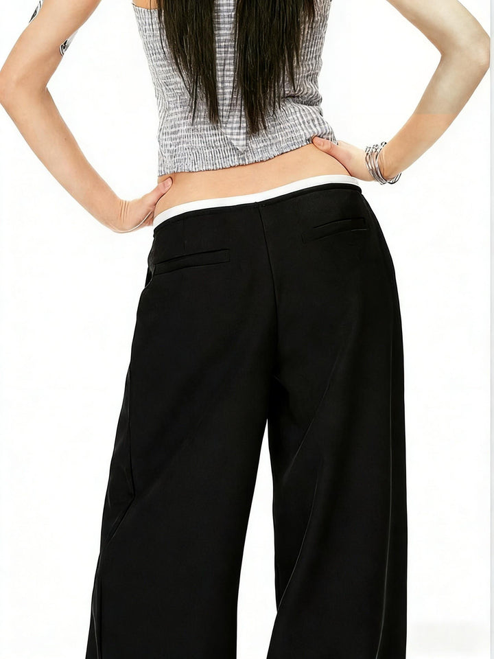 Effortless Pleated Wide Leg Trousers