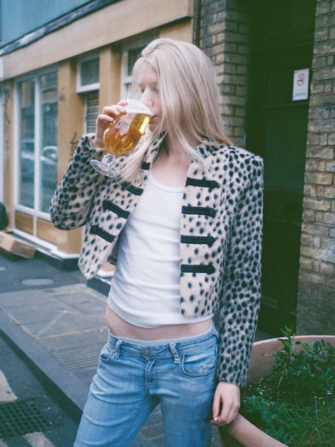 Romy Snow Leopard Jacket