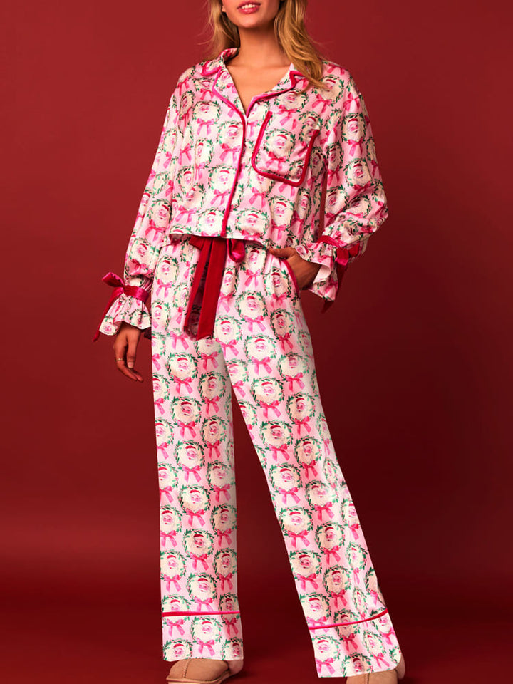 Lichte Winter Kerst Pyjama Set