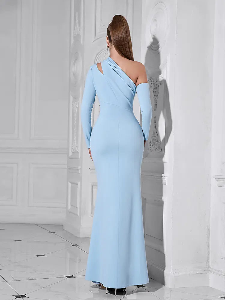 Off-Shoulder Bodycon Evening Gown