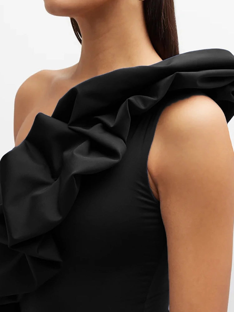 Traje de baño entero sólido