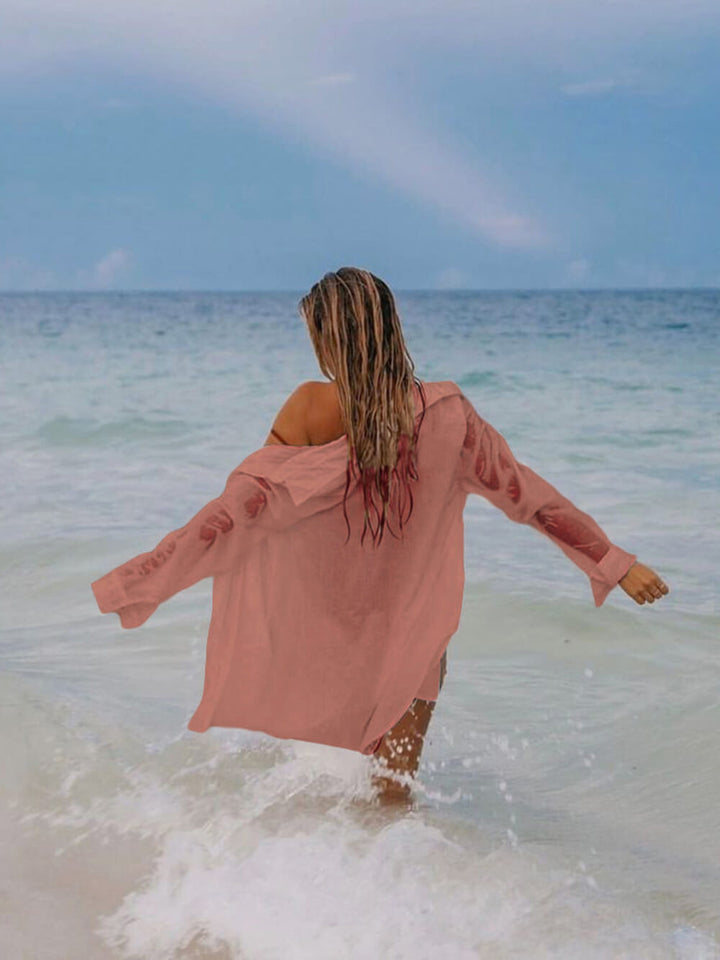 Tunika zahalování do bikin Sexy plážové zahalení do plavek