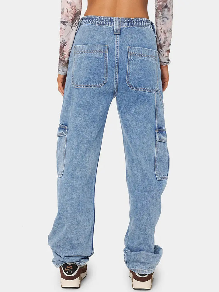 Veelzijdige Elastische Denim Werkbroek