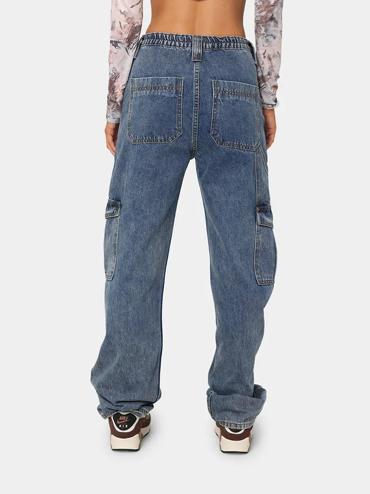 Veelzijdige Elastische Denim Werkbroek