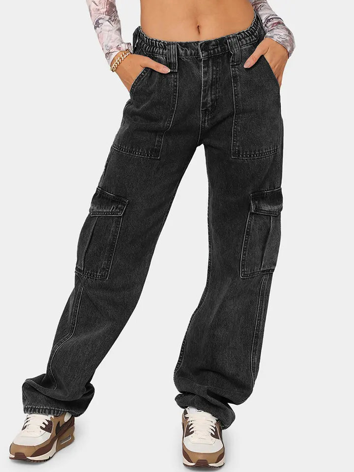 Pantaloni de lucru din denim elastic versatil